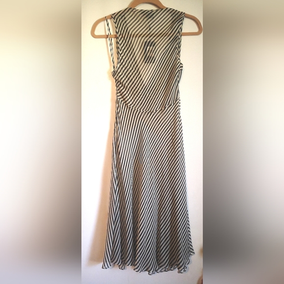 Sheer Ralph Lauren Striped Dress - Picture 3 of 9